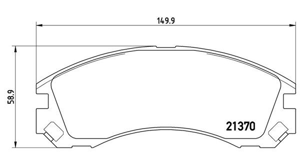 MAGNETI MARELLI Комплект тормозных колодок, дисковый тормоз 363700461089